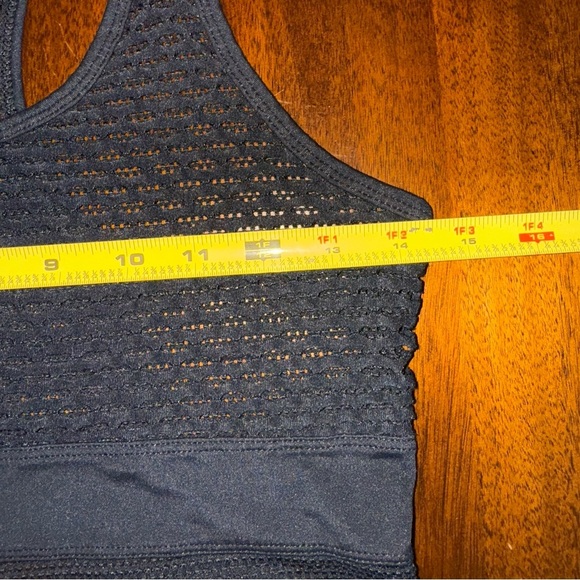 90‎ Degree by Reflex Black Mesh Racerback Athletic Tank Top Size Small - Picture 3 of 4